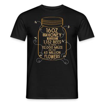 Imker, Imkerei, Bienenzucht, Honig - Männer T-Shirt - Schwarz - Vorne - AI Model Male 178 light (178cm)