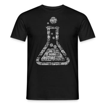 Geschenk Für Physik- Und Chemielehrer - Männer T-Shirt - Schwarz - Vorne - AI Model Male 178 light (178cm)