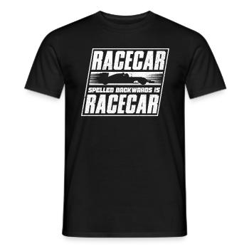 Voitures de course, courses, courses - T-shirt homme - noir - Devant - AI Model Male 178 light (178cm)