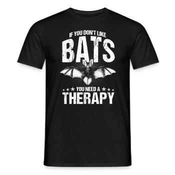 Batbat Bat Bat - Men's T-Shirt - black - Front - AI Model Male 178 light (178cm)