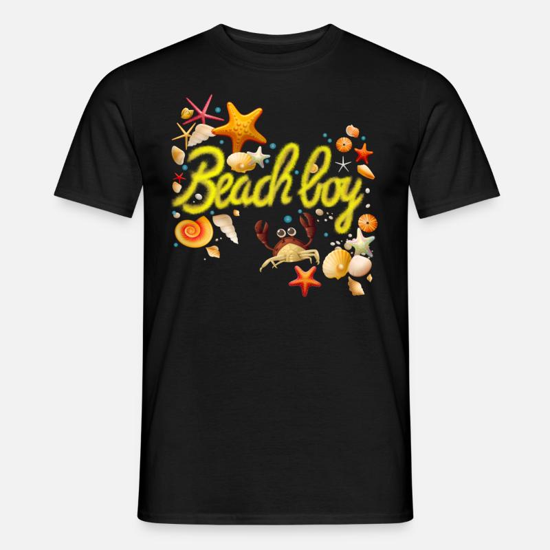 Beach boy - Männer T-Shirt - Schwarz