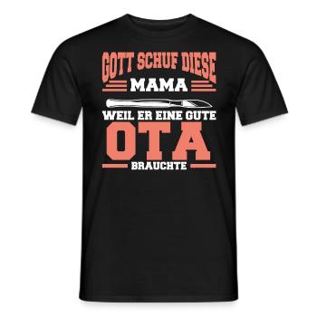 OTA Mama Operationstechnische Assistentin Geschenk - Männer T-Shirt - Schwarz - Vorne - AI Model Male 178 light (178cm)
