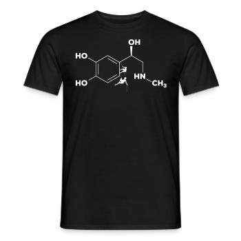 Climbing Adrenaline, Climbing, Climbing - Men's T-Shirt - black - Front - AI Model Male 178 light (178cm)