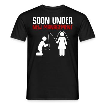 La fête de La Béatille, Bientôt Au-dessous de la nouvelle - T-shirt homme - noir - Devant - AI Model Male 178 light (178cm)