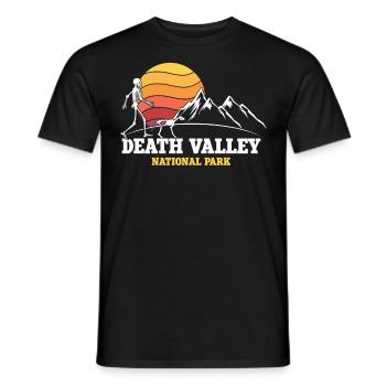 Death Valley National - T-shirt homme - noir - Devant - AI Model Male 178 light (178cm)