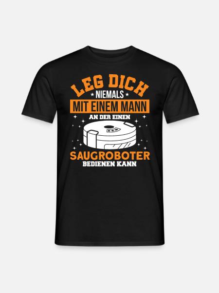 Reinigungskraft Saugroboter Putzkraft Geschenk - Männer T-Shirt - Schwarz