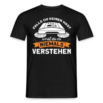 Putzkraft Hausfrau Saugroboter Geschenk - Männer T-Shirt - Schwarz - Vorne - AI Model Male 178 light (178cm)