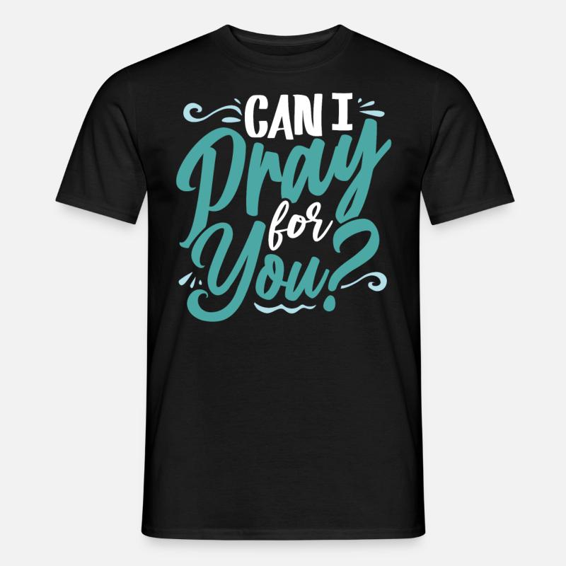 Bibelvers, Christlicher Gott, Gebetspsalm - Männer T-Shirt - Schwarz