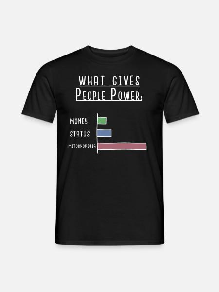 Biologie - Männer T-Shirt - Schwarz