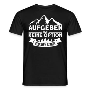 Wanderfreunde Wandertour Wandern - Männer T-Shirt - Schwarz - Vorne - AI Model Male 178 light (178cm)