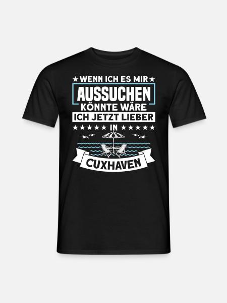 Norddeutschland Nordsee Cuxhaven Geschenk - Männer T-Shirt - Schwarz