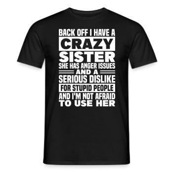 Junge Geschwister Bruder Geschenk - Männer T-Shirt - Schwarz - Vorne - AI Model Male 178 light (178cm)