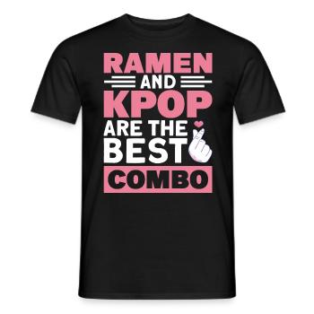 Kpop Music Kpop Fan Kpop Merch Gift - Men's T-Shirt - black - Front - AI Model Male 178 light (178cm)
