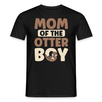 Animal Otter Lover Otter Gift - Men's T-Shirt - black - Front - AI Model Male 178 light (178cm)