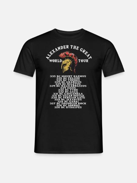 Alte Griechische Geschichte Alexander Der Große - Männer T-Shirt - Schwarz