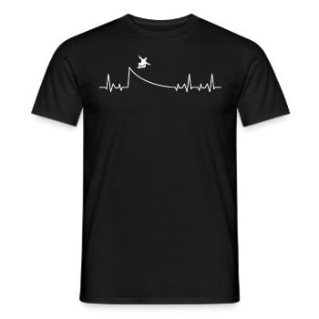 Skater, Ice Skating, Skateboarding - Men's T-Shirt - black - Front - AI Model Male 178 light (178cm)