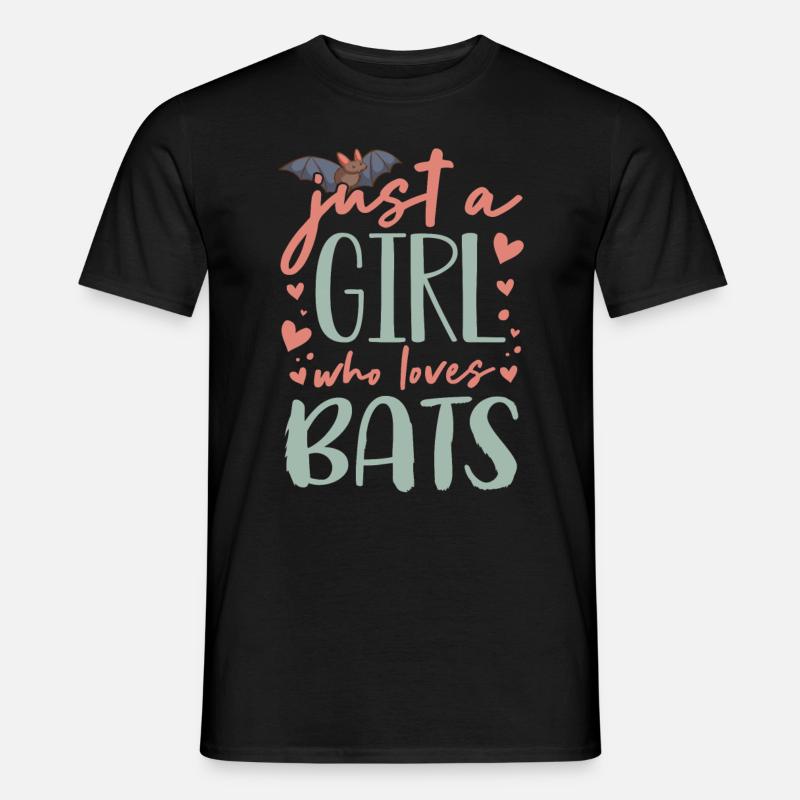 Bats, Bat - Men’s T-shirt - black