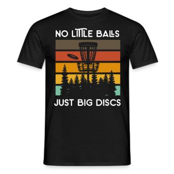 Frisbee Golf - T-shirt homme - noir - Devant - AI Model Male 178 light (178cm)