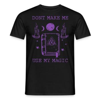Wicca Witchcraft Hexen Magical - Männer T-Shirt - Schwarz - Vorne - AI Model Male 178 light (178cm)