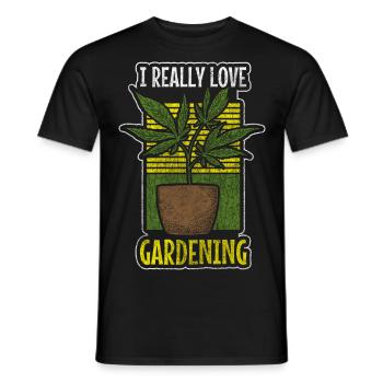 Marijuana Vaping Cbd - T-shirt homme - noir - Devant - AI Model Male 178 light (178cm)