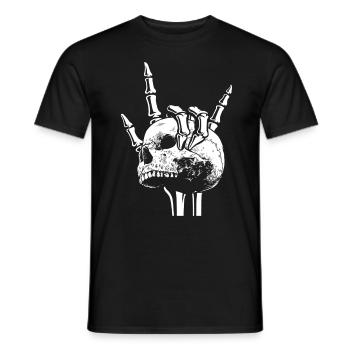 Fan de heavy metal, - T-shirt homme - noir - Devant - AI Model Male 178 light (178cm)