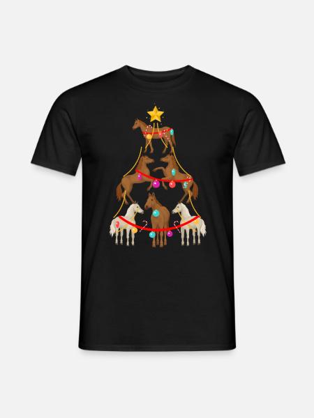 Pferd, Pferde, Mädchen Und Pferde - Männer T-Shirt - Schwarz
