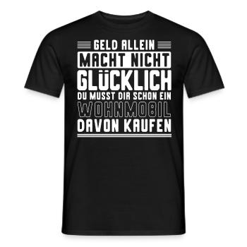 Wohnmobil, Camper, - Männer T-Shirt - Schwarz - Vorne - AI Model Male 178 light (178cm)