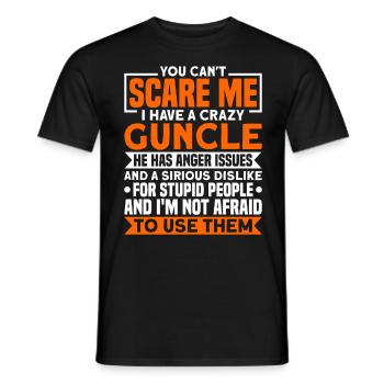 Guncle Gay Pride Schwuler Onkel Geschenk - Männer T-Shirt - Schwarz - Vorne - AI Model Male 178 light (178cm)