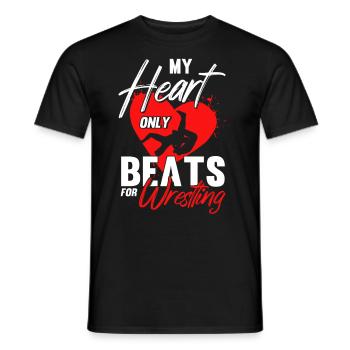 Wrestling Trainer Wrestling Wrestling Gift - Men's T-Shirt - black - Front - AI Model Male 178 light (178cm)