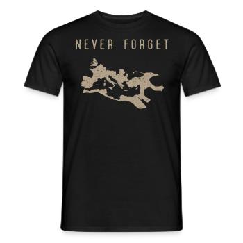 Roman Empire, Ancient Romans, Caesar - Men's T-Shirt - black - Front - AI Model Male 178 light (178cm)