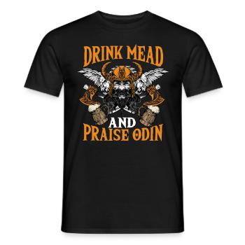 Wikinger Wikinger Nordmythologie - NORSE - Männer T-Shirt - Schwarz - Vorne - AI Model Male 178 light (178cm)