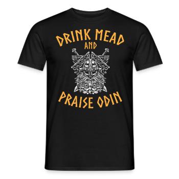 Wikinger Wikinger Nordmythologie - NORSE - Männer T-Shirt - Schwarz - Vorne - AI Model Male 178 light (178cm)