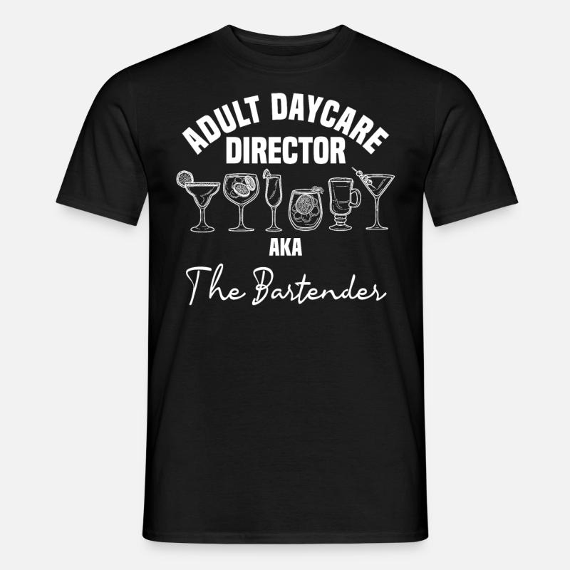 BARTENDER BARMAN, BARKEHR - Männer T-Shirt - Schwarz