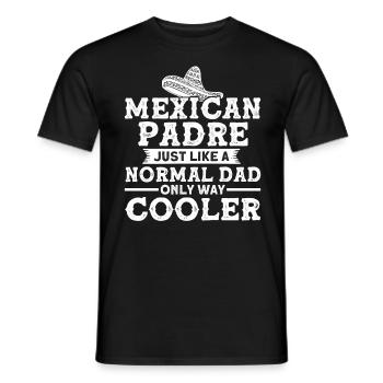 Drapeau mexicain mexicain Fier mexicain - T-shirt homme - noir - Devant - AI Model Male 178 light (178cm)