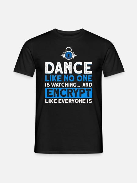 Computerfreak IT Sicherheit Cybersecurity Geschenk - Männer T-Shirt - Schwarz