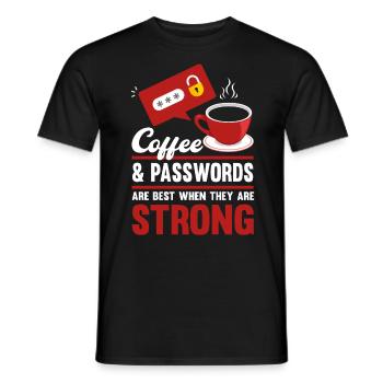 Sécurité informatique Analyste informatique Cybersécurité Cadeau - T-shirt homme - noir - Devant - AI Model Male 178 light (178cm)