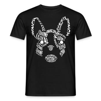 Französische Bulldogge, Bulldogge, Doglover - Männer T-Shirt - Schwarz - Vorne - AI Model Male 178 light (178cm)