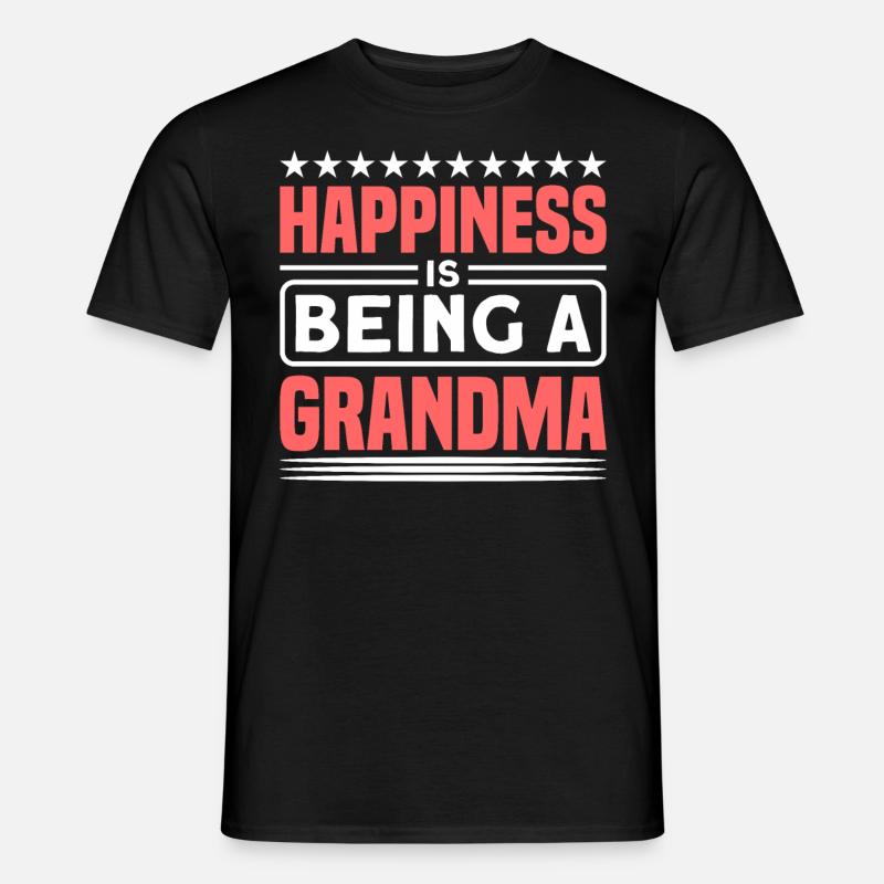 Großmama Großmutter Oma Geschenk - Männer T-Shirt - Schwarz