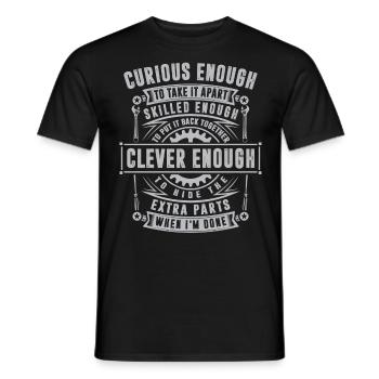 Car Truck Mechanic - Mechanic - Men's T-Shirt - black - Front - AI Model Male 178 light (178cm)