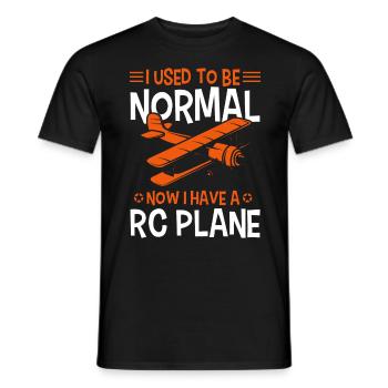Modèle réduit d’avion modèle volant Modèle réduit d’avion - T-shirt homme - noir - Devant - AI Model Male 178 light (178cm)