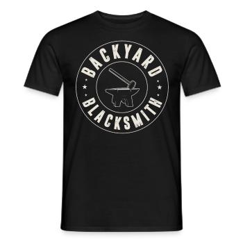 Schmied, Schmieden - Männer T-Shirt - Schwarz - Vorne - AI Model Male 178 light (178cm)