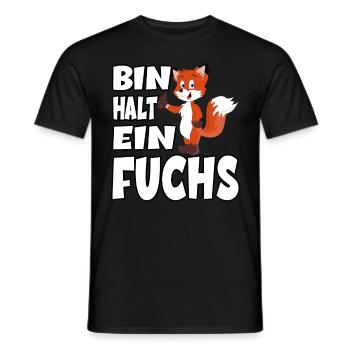 Ich Bin Halt Ein Fuchs für einen Fuchsliebhaber - Männer T-Shirt - Schwarz - Vorne - AI Model Male 178 light (178cm)