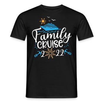 Cruise squad, cruise time, holiday cruise - Men's T-Shirt - black - Front - AI Model Male 178 light (178cm)