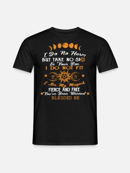 Magick Woman Quote, Magic, Magic, Wiccan - Men's T-Shirt - black