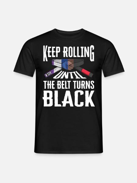 BJJ Black Belt - Männer T-Shirt - Schwarz