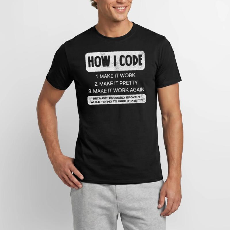 Programmeur, Code, Nerd, Programmation T-shirt homme