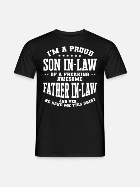 Schwiegersohn Der Schwiegermutter - Männer T-Shirt - Schwarz