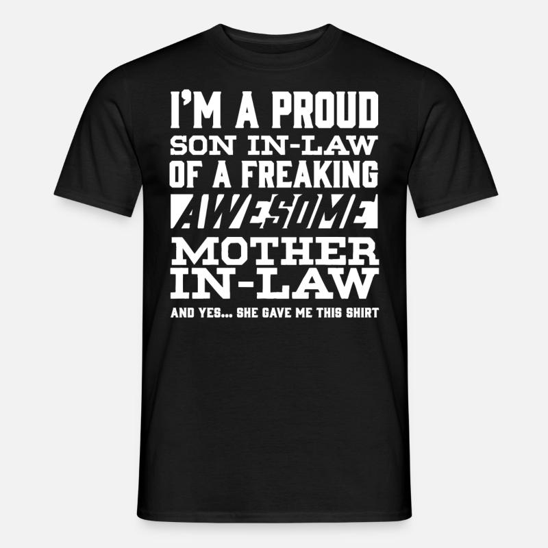 Schwiegersohn Der Schwiegermutter - Männer T-Shirt - Schwarz