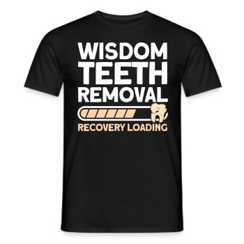 Wisdom Teeth Wisdom Tooth Patient Dentist - Men's T-Shirt - black - Front - AI Model Male 178 light (178cm)
