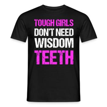 Wisdom Teeth Wisdom Tooth Patient Dentist - Men's T-Shirt - black - Front - AI Model Male 178 light (178cm)